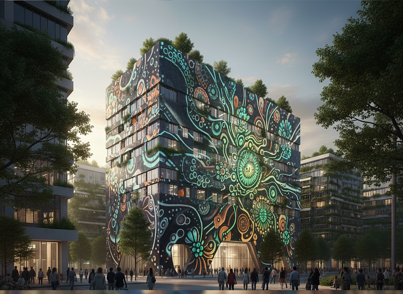 Τατουάζ σε κτίρια προωθούν την υγεία